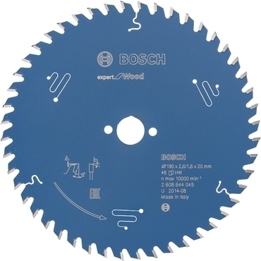 Kotouč pilový Bosch Expert for Wood 190×20×2,6 mm 48 z.