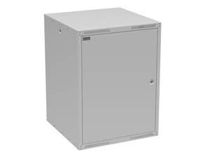 Rozvaděč datový nástěnný 19" Solarix GrandN DUO 16U plechové dveře