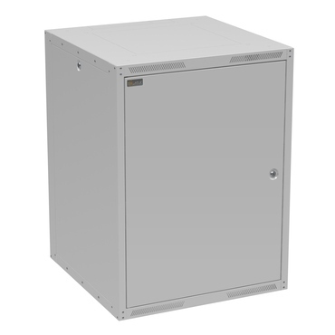 Rozvaděč datový nástěnný 19" Solarix GrandN DUO 16U plechové dveře
