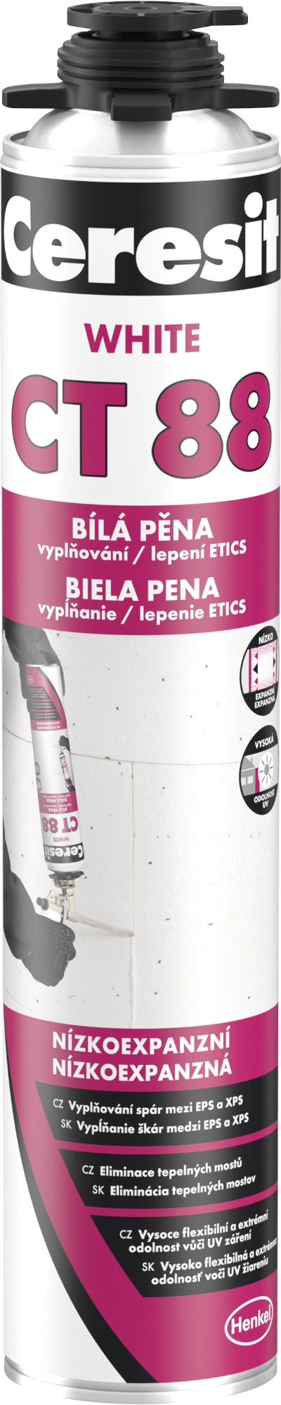 CERESIT Pěna pistolová Ceresit CT 88 WHITE 750 ml