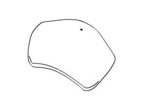 Hřebenáč rozdělovací XS Bramac Protector s vrutem památkově červená