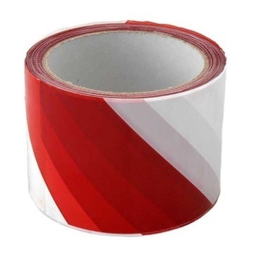 Páska výstražná 70 mm/100 m červeno-bílá