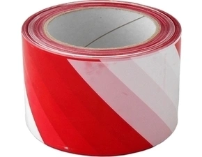 Páska výstražná 70 mm/200 m červeno-bílá