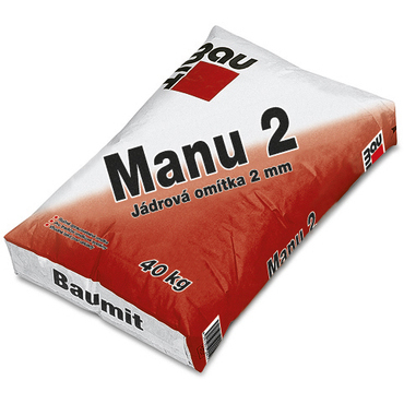 Omítka jádrová Baumit Manu 2 2 mm 40 kg