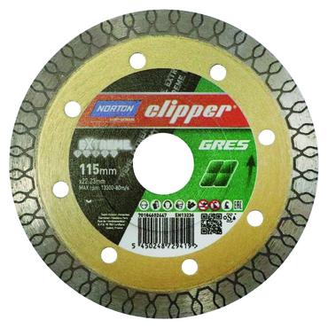 Kotouč diamantový Norton Clipper Extreme Gres 115×22,23 mm