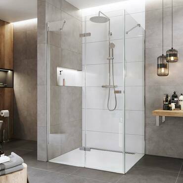 Dveře sprchové + boční stěna Mereo Novea CK10517ZL 1 100×1 200 mm levé chrom/čiré sklo