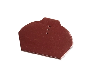 Ukončení hřebene spodní 21 cm Tondach glazura kaštanově hnědá Stodo