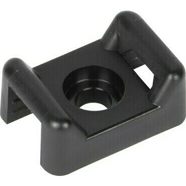 Příchytka k upevnění stahovacích pásků DEK PP350 černá 100 ks