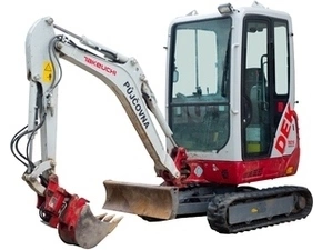Minirypadlo 2 t TAKEUCHI TB 216 Powertilt Martin