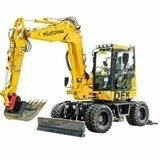 Rypadlo kolové 11 t KOMATSU PW 98MR Lehnhoff