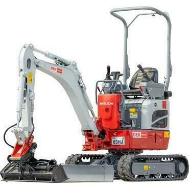 Minirypadlo 1 t TAKEUCHI TB 210R Lehnhoff