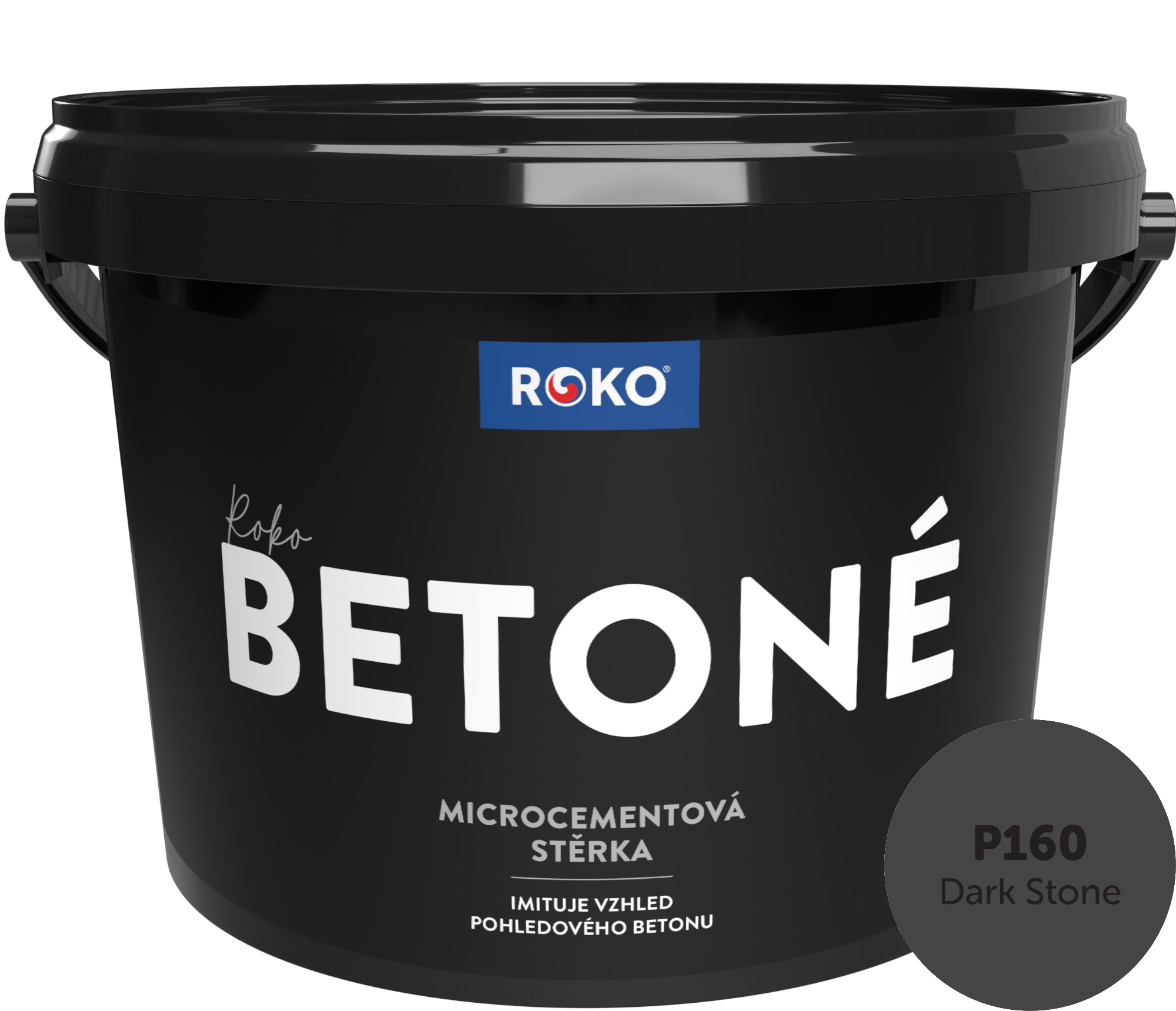 Levně Stěrka dekorativní Roko Betoné P160 Dark Stone 7 kg