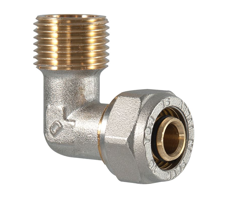 Koleno svěrné TDM 16×1/2", vnější závit