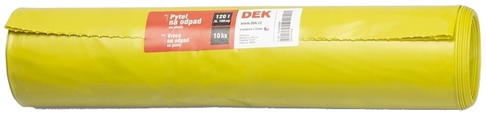 Pytle na odpad žlutý 100 µm 10 ks