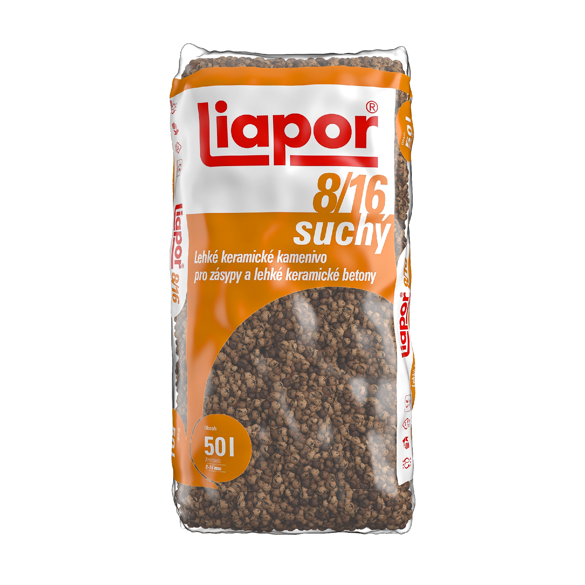 Kamenivo keramické Liapor 8–16 mm 50 l