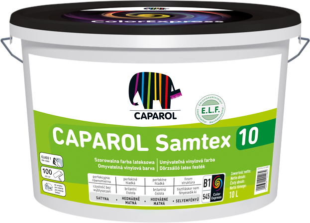 Malba vinylová Caparol Samtex 10 2,5 l bílá