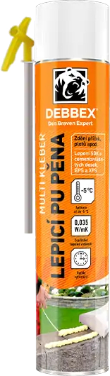 Pěna montážní Den Braven Multi Kleber trubičková 825 ml