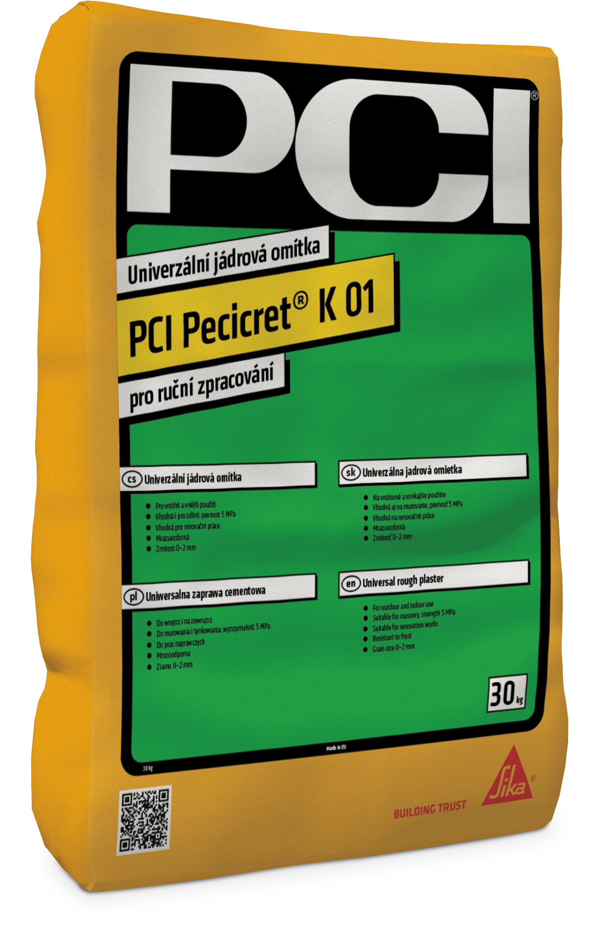 Omítka jádrová univerzální PCI Pecicret K 01 30 kg
