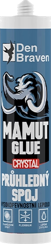Lepidlo Den Braven MAMUT GLUE Crystal transparentní 290 ml