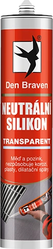 Silikon neutrální Den Braven OXIM transparentní 280 ml