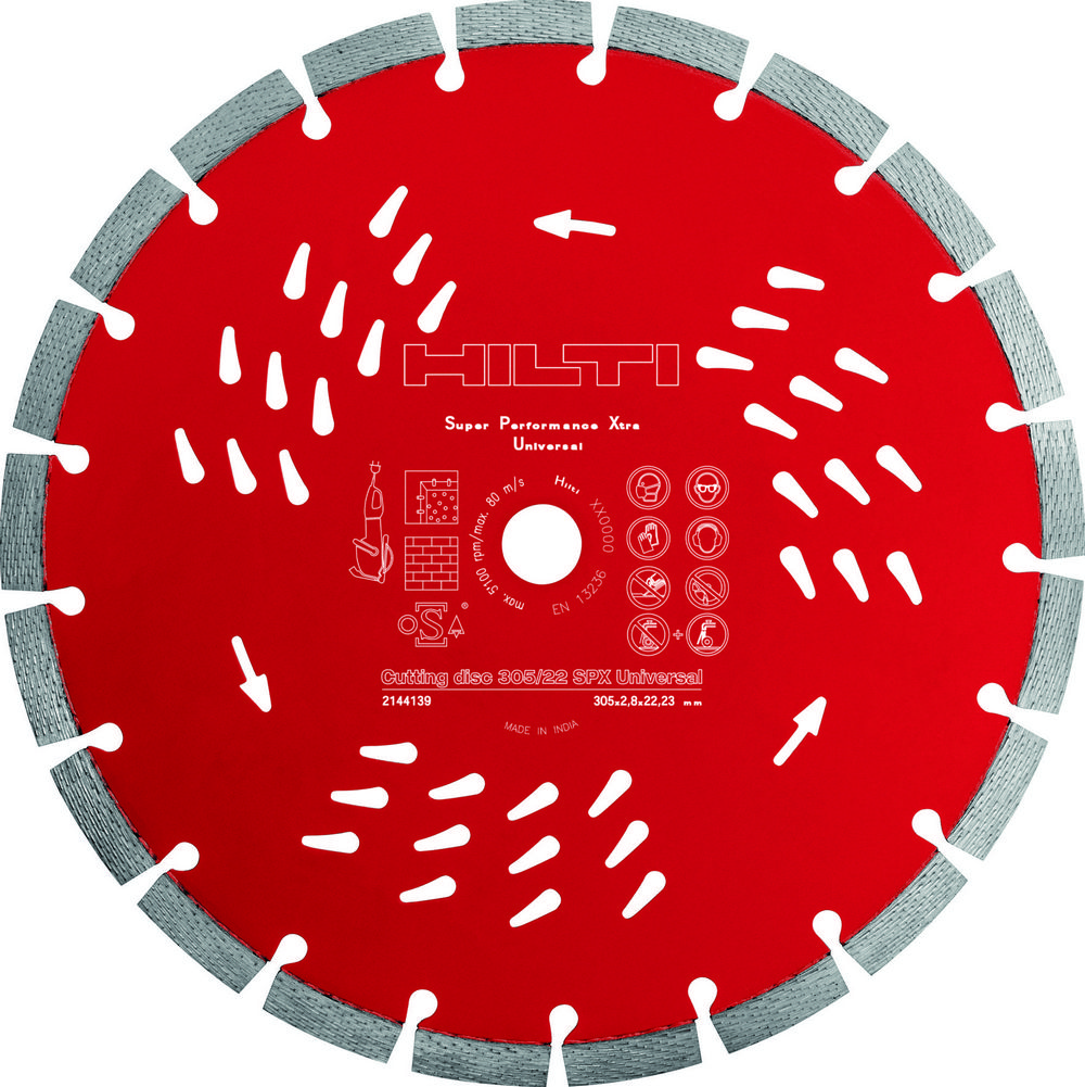 Kotouč DIA Hilti EQD SPX Universal 305×22,23×3,2×12 mm