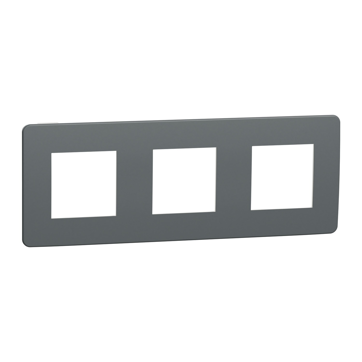 Rámeček Schneider Electric Unica Nová trojnásobná dark grey, bílá