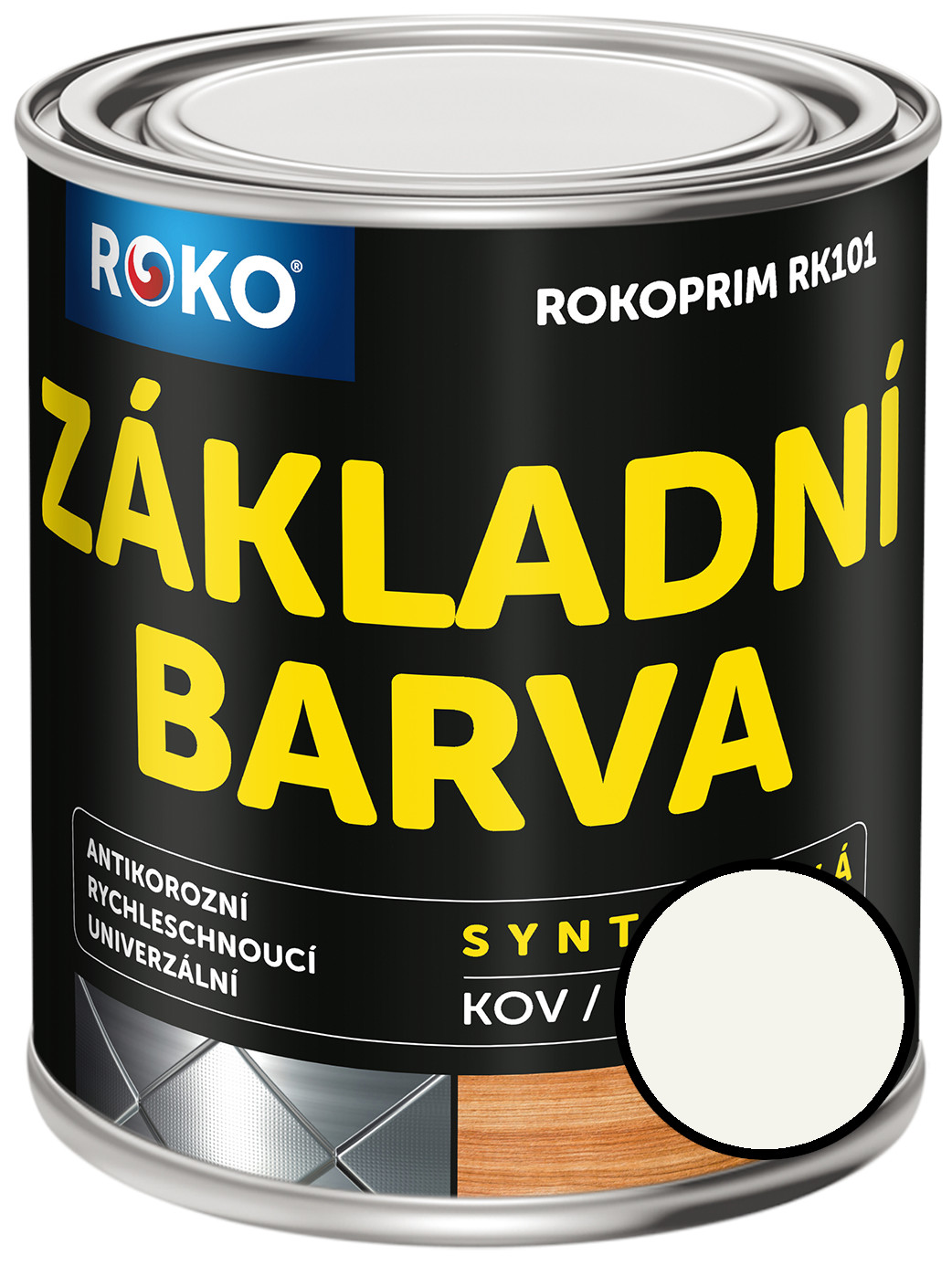 Barva základová Rokoprim RK 101 bílá, 0,75 l