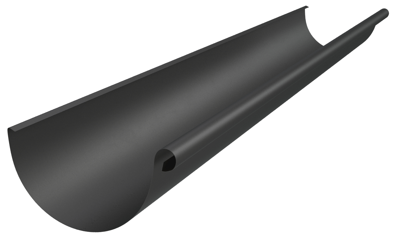 Žlab DEKRAIN ROBUST 280 RAL 9005 černá 6 m