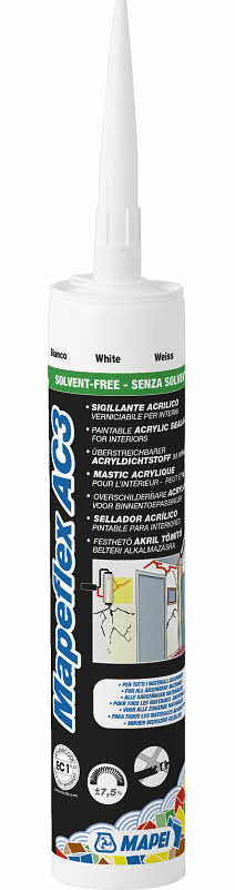 Tmel akrylový Mapei Mapeflex AC3 bílý 310 ml
