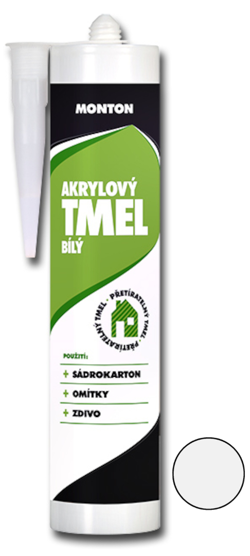 Tmel akrylový Soudal Monton bílý 480 g