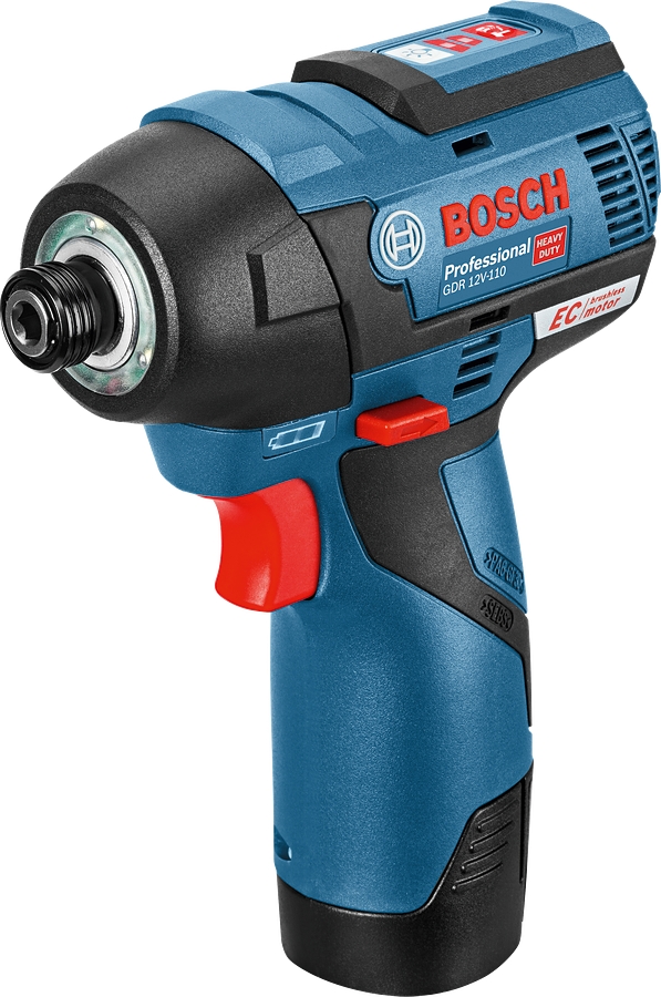 Utahovák rázový AKU Bosch GDR 12V-110 L-BOXX