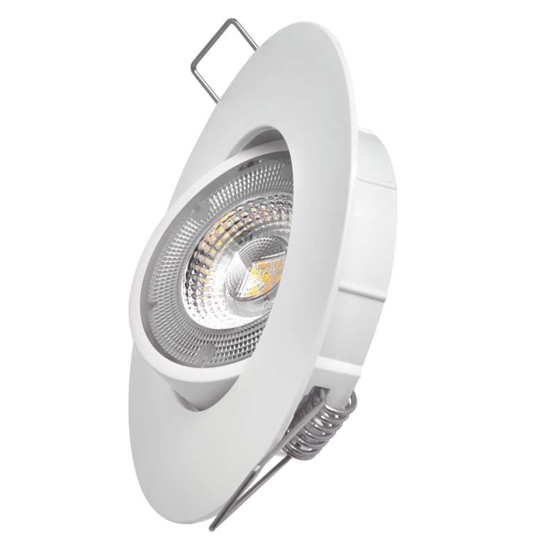 Emos lighting LED bodové svítidlo SIMMI bílé, kruh 5W teplá bílá 1540115510