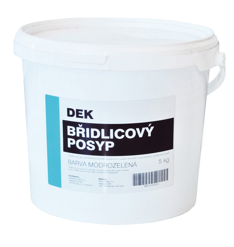 Posyp břidlicový DEK modrozelený 5 kg