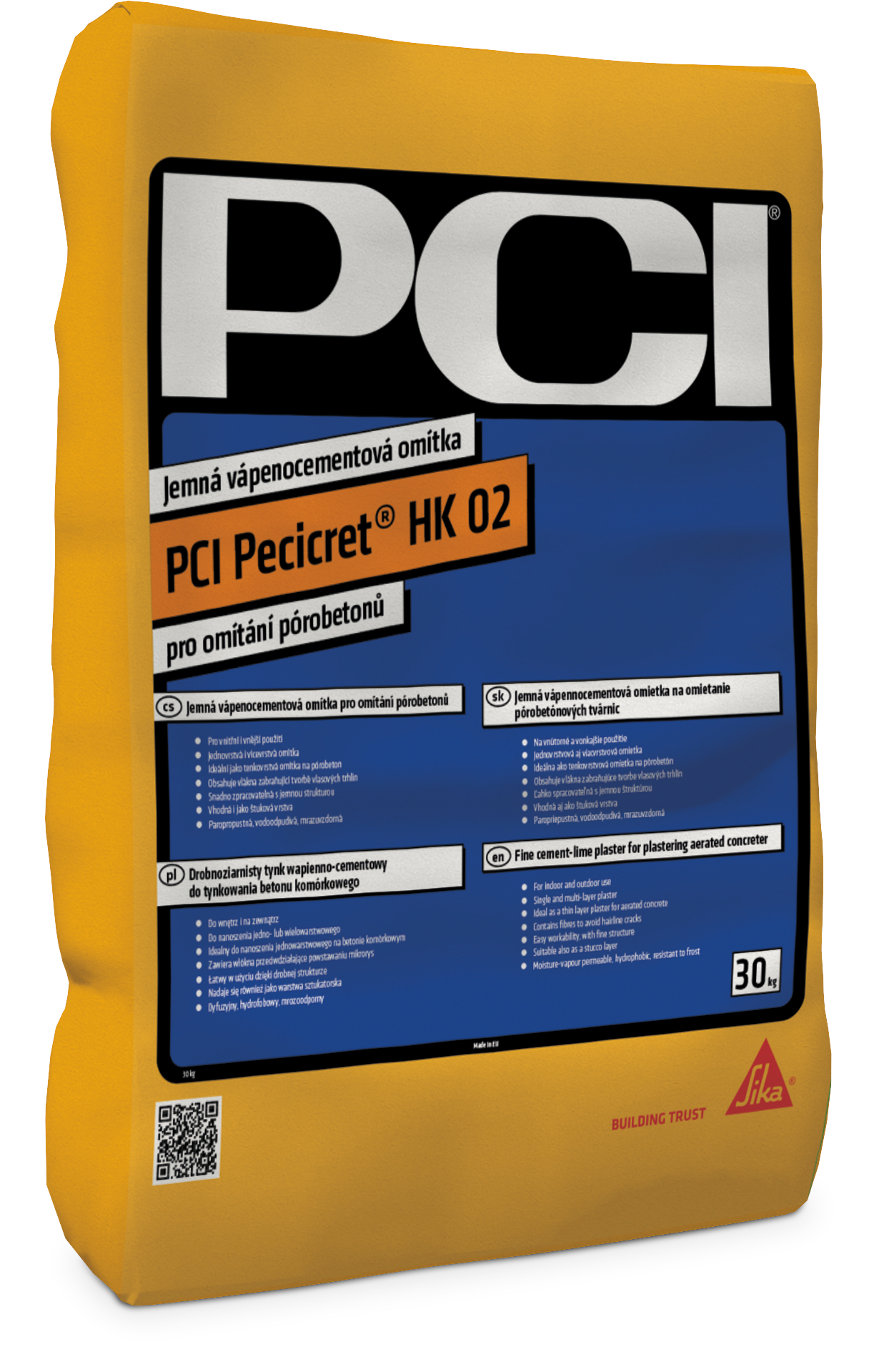 Omítka jemná PCI Pecicret HK 02 30 kg