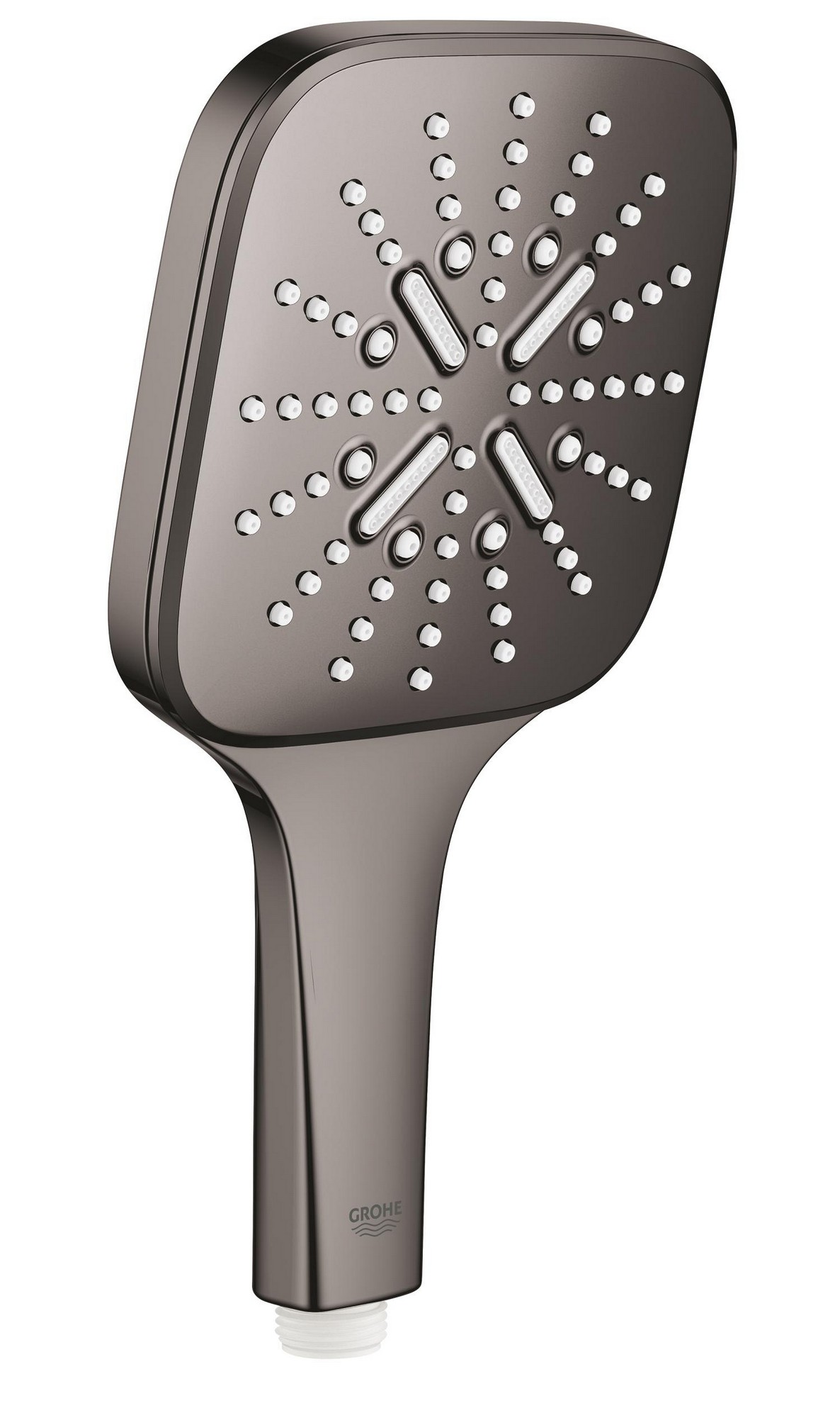 Sprcha ruční Grohe Rainshower SmartActive 130 Cube 3 proudy Hard Graphite 26582A00