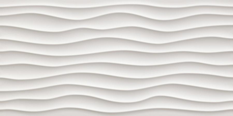 Dlažba Atlas Concorde 3D WALL DESIGN DUNE 40×80 cm White matný