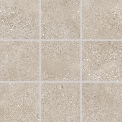 Dlažba Rako Betonico 10×10 cm tmavě béžová DAK11794