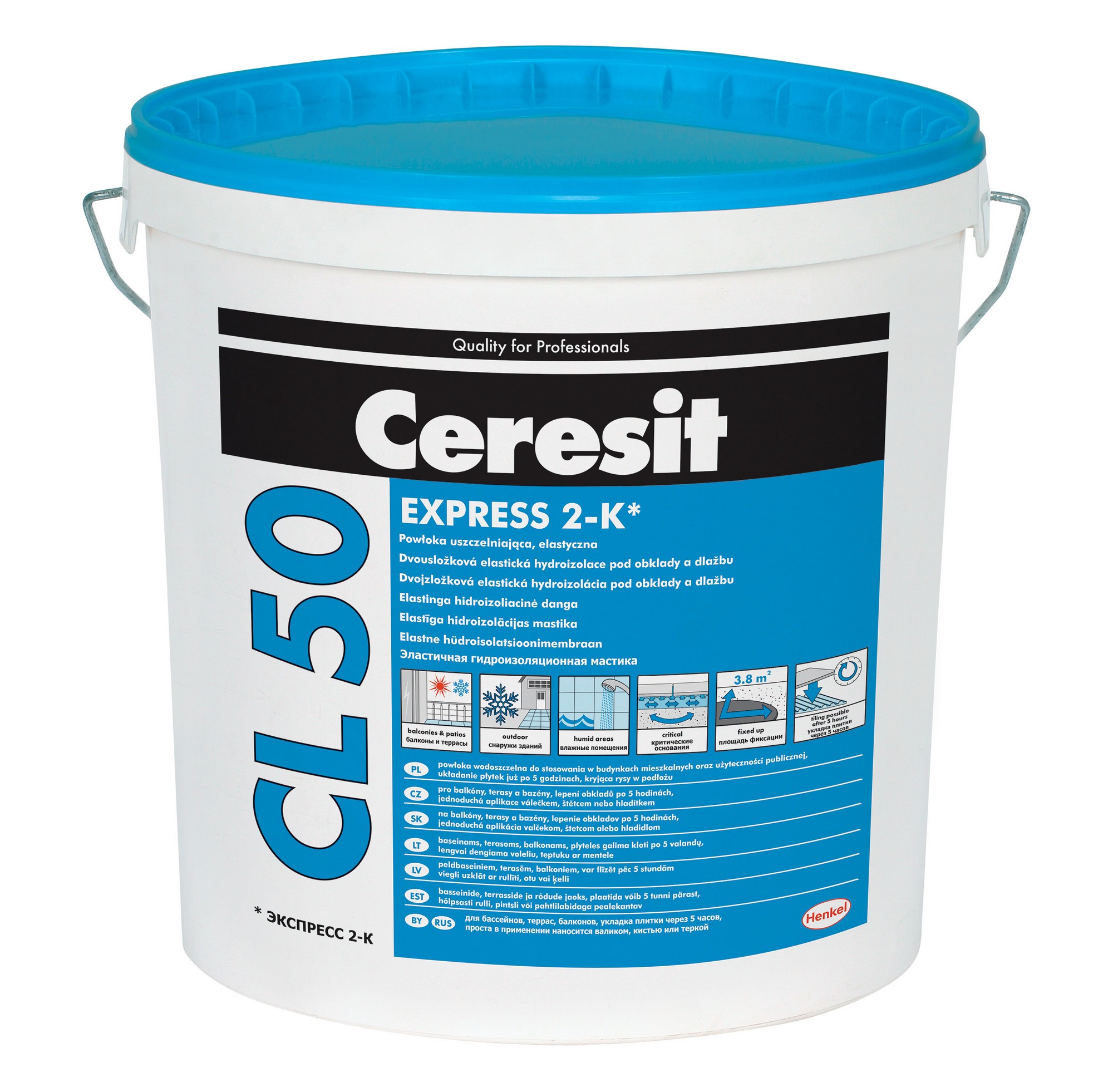 Hydroizolace Ceresit CL 50 Express 2-K 12,5 kg