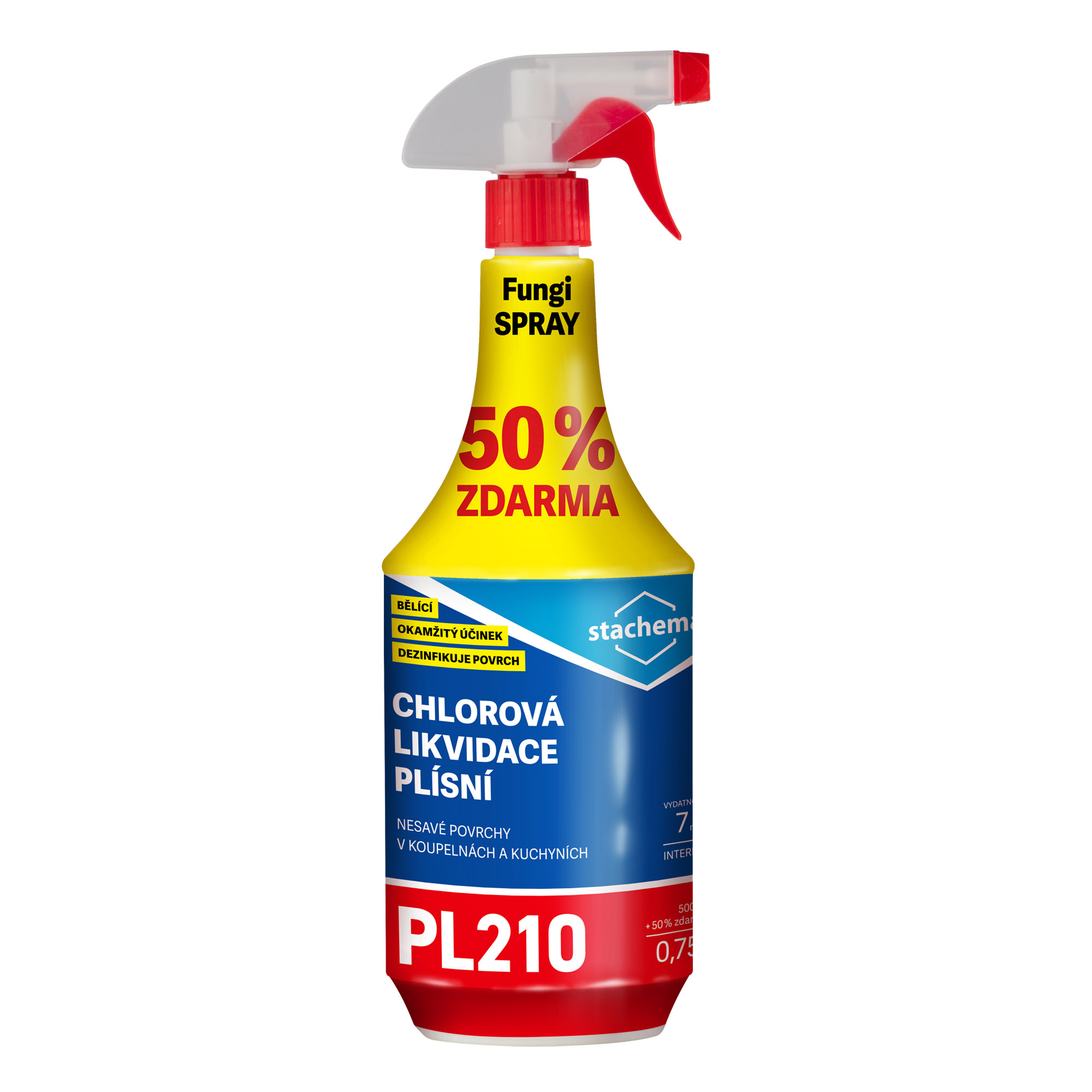 Přípravek Stachema FungiSPRAY chlorový 0,5+0,25 l/bal.