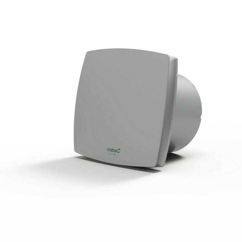 Cata Ventilátor Cata DX Neo 10 TIMER stříbrná
