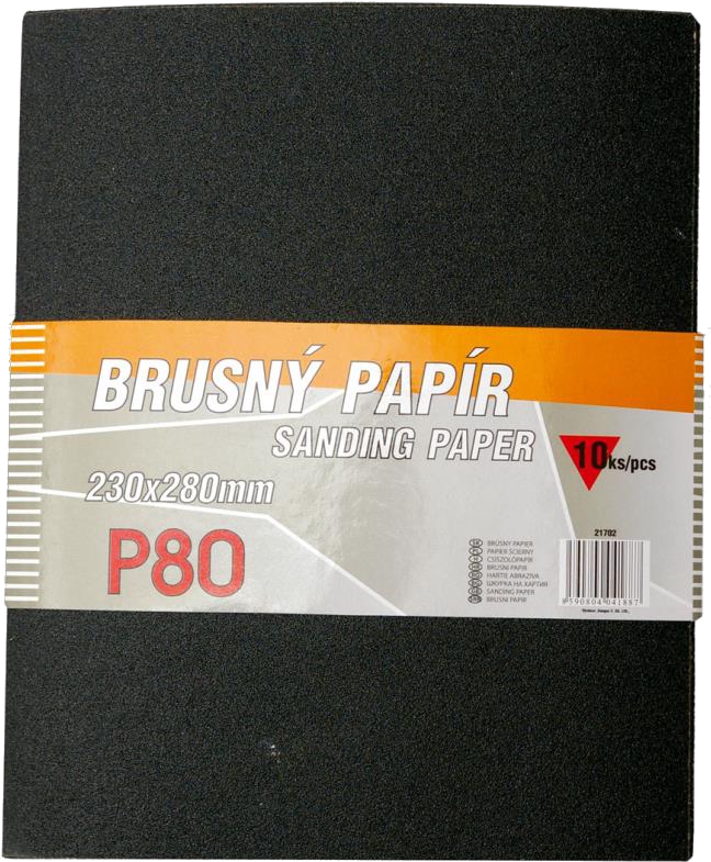 Papír brusný M 230×280 mm 150 10 ks