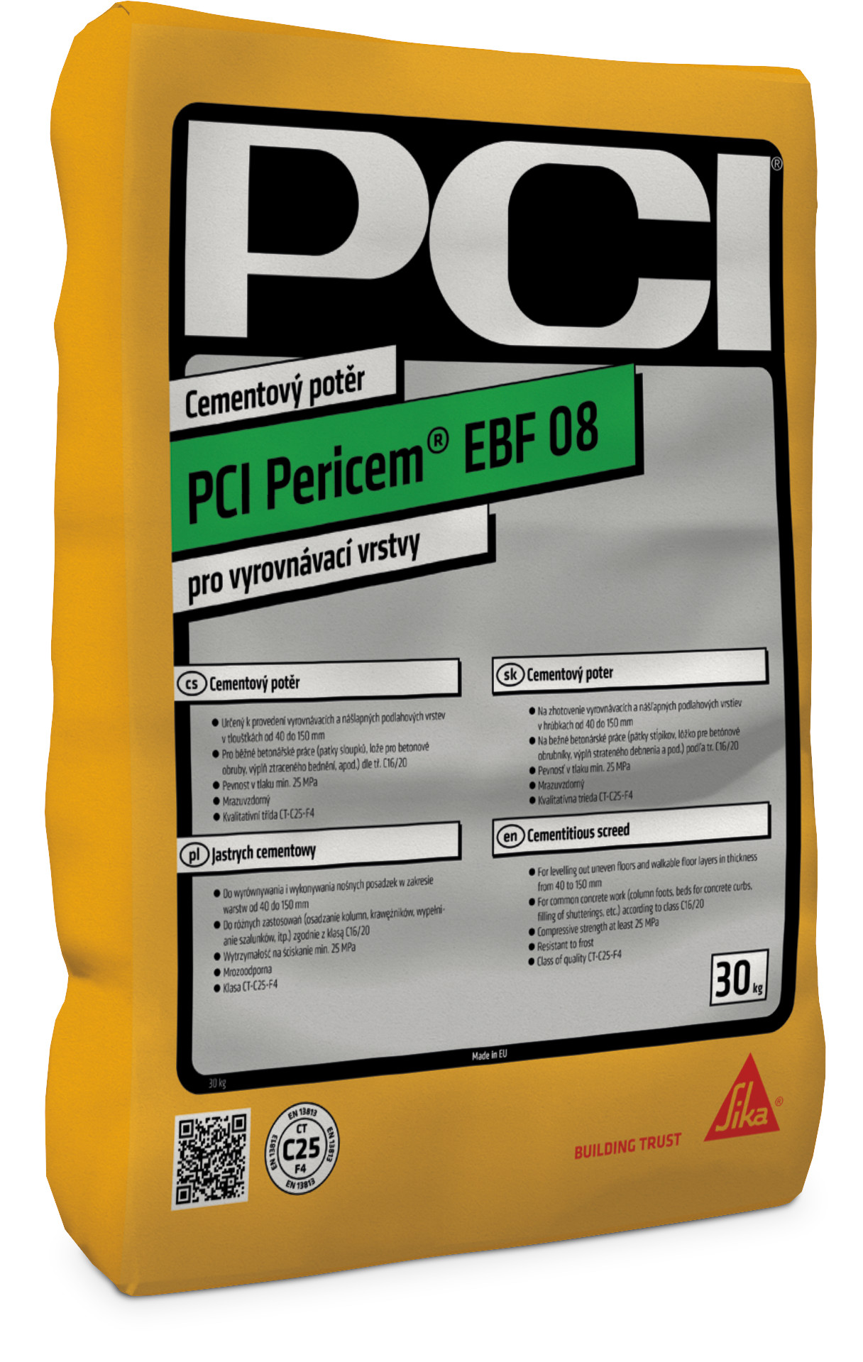 Beton potěrový PCI Pericem EBF 08 30 kg