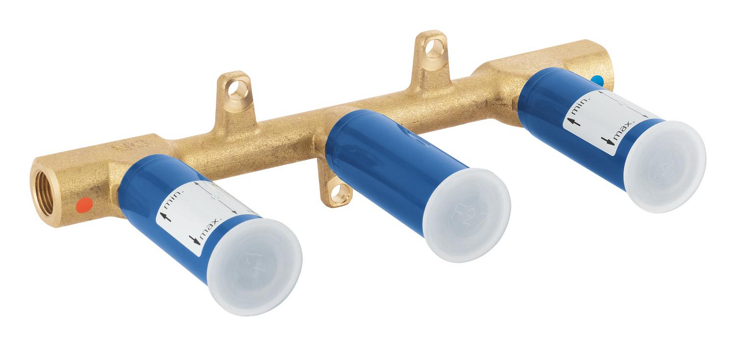 Těleso základní Grohe pro 3-otvorovou umyvadlovou baterii 29025002