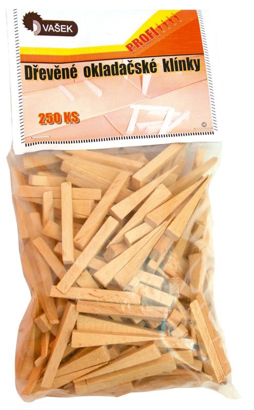 Klínky podlahové dřevěné ENPRO 55×20×5–10 mm 51 ks