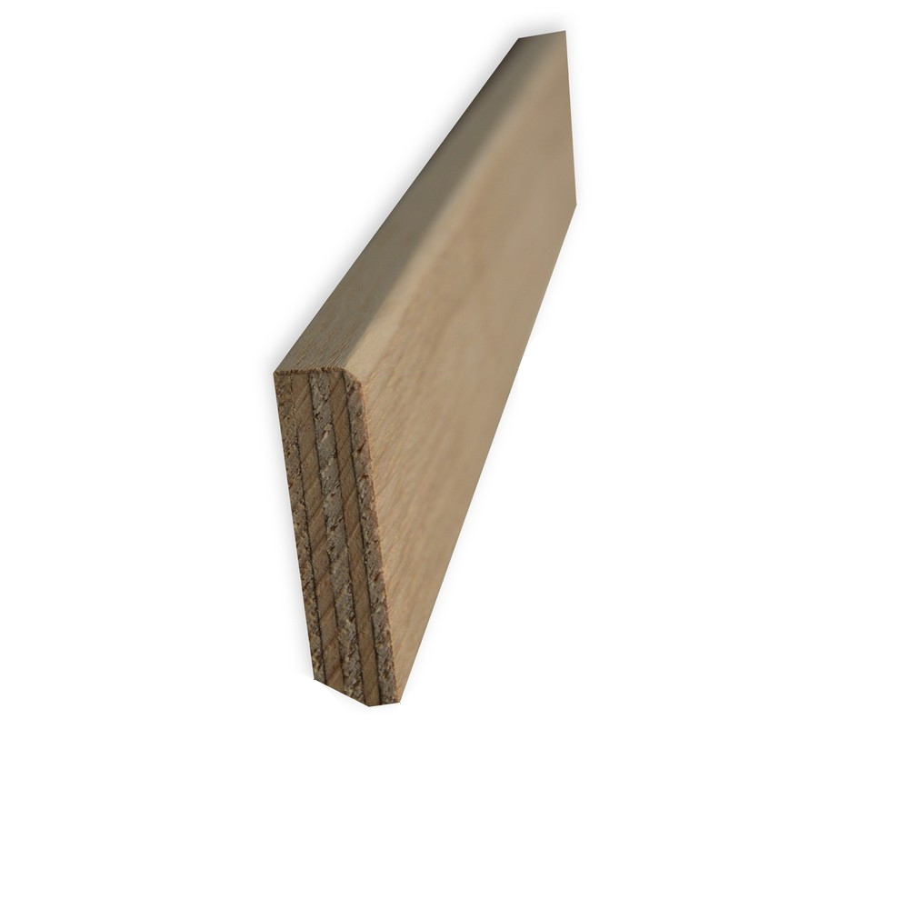 Lišta soklová EkoWood dýha dub transparentní, 13×50×2 400