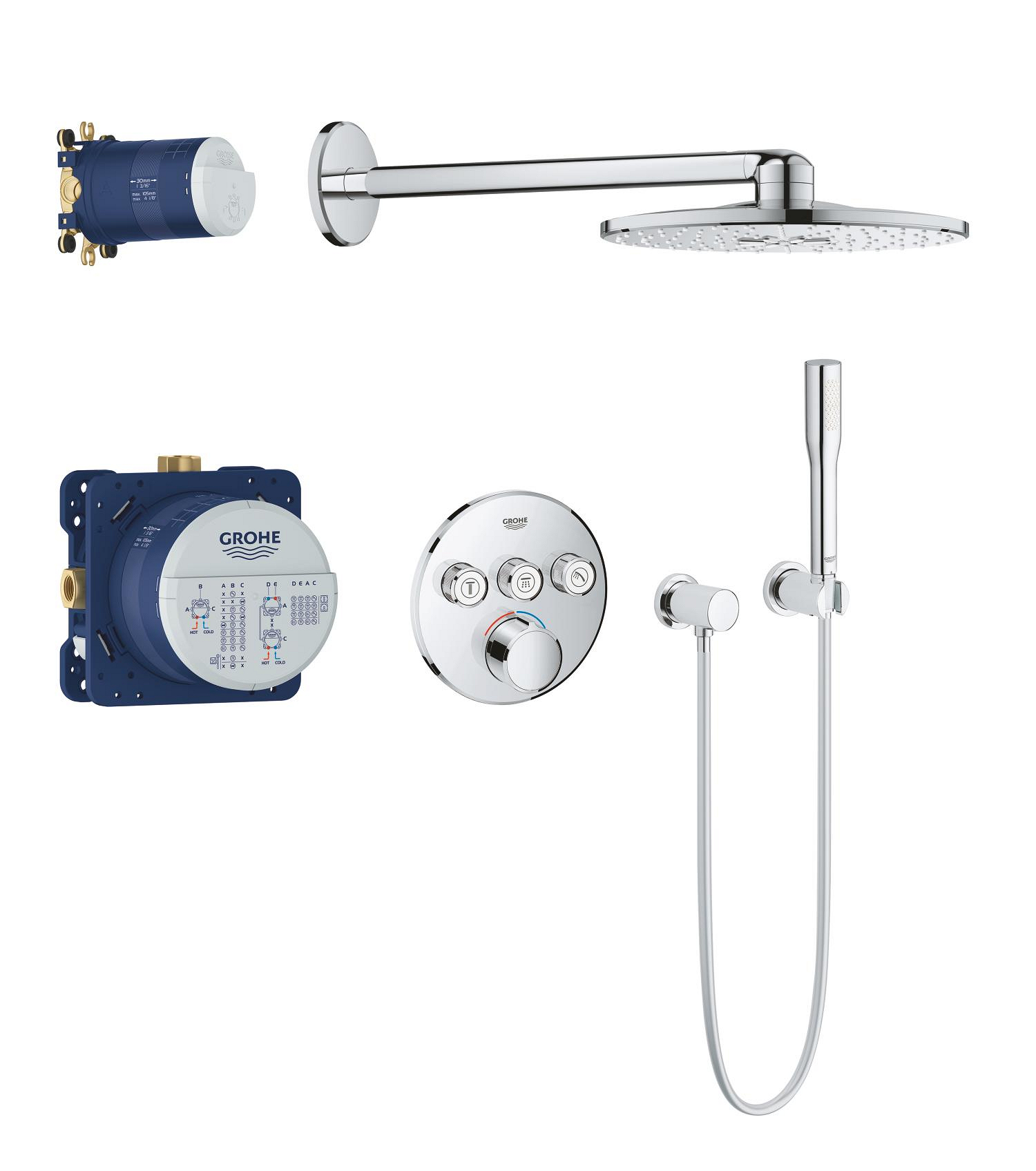 Systém sprchový termostatický Grohe SmartControl s Rainshower 310 SmartActive 34709000