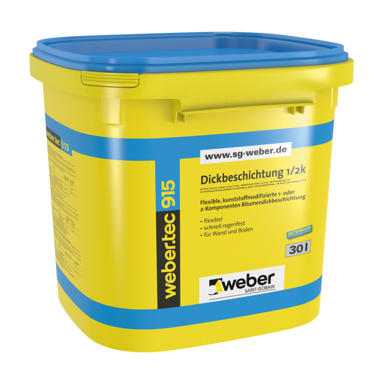 Hmota hydroizolační webertec 915 10 l
