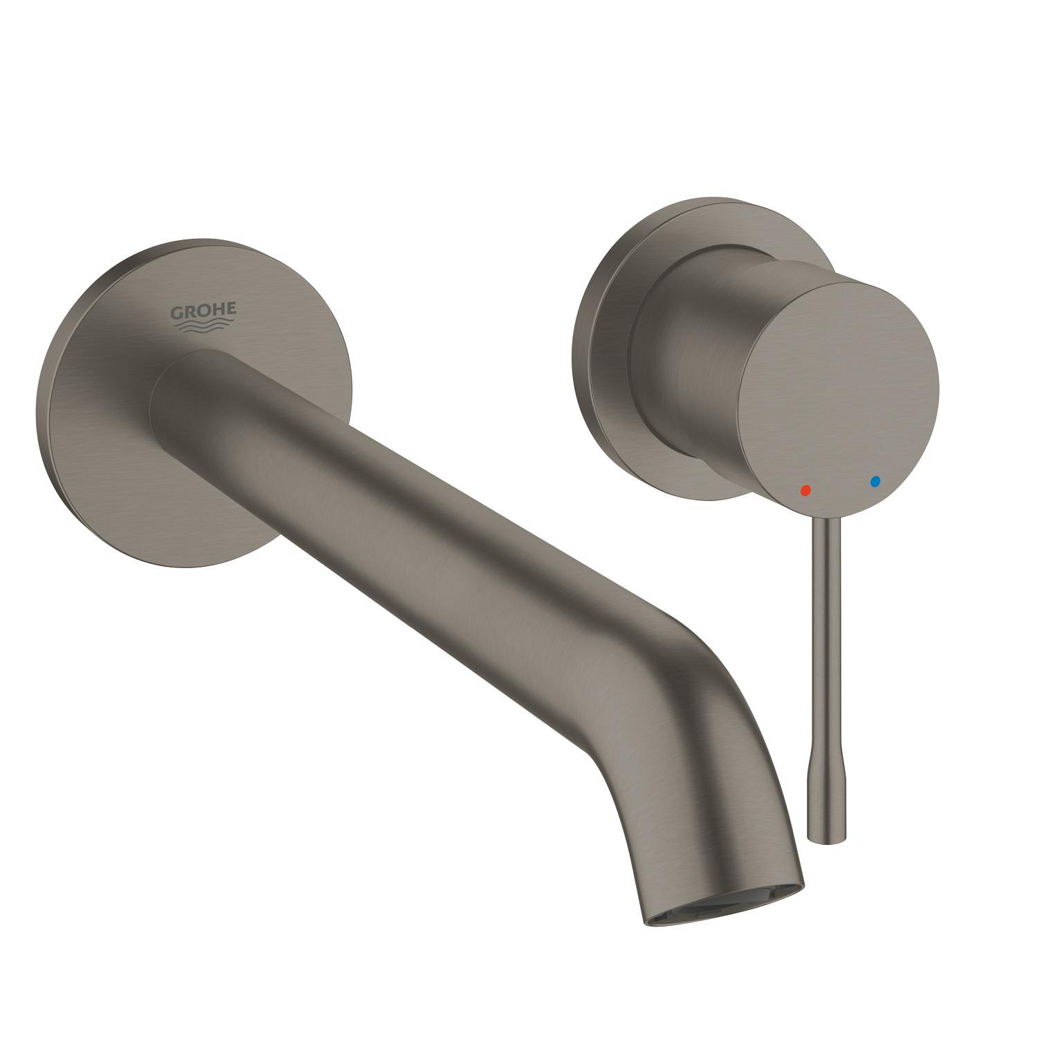 Díl nadomítkový Grohe Essence 2 otvory, velikost L kartáčovaný Hard Graphite 29193AL1