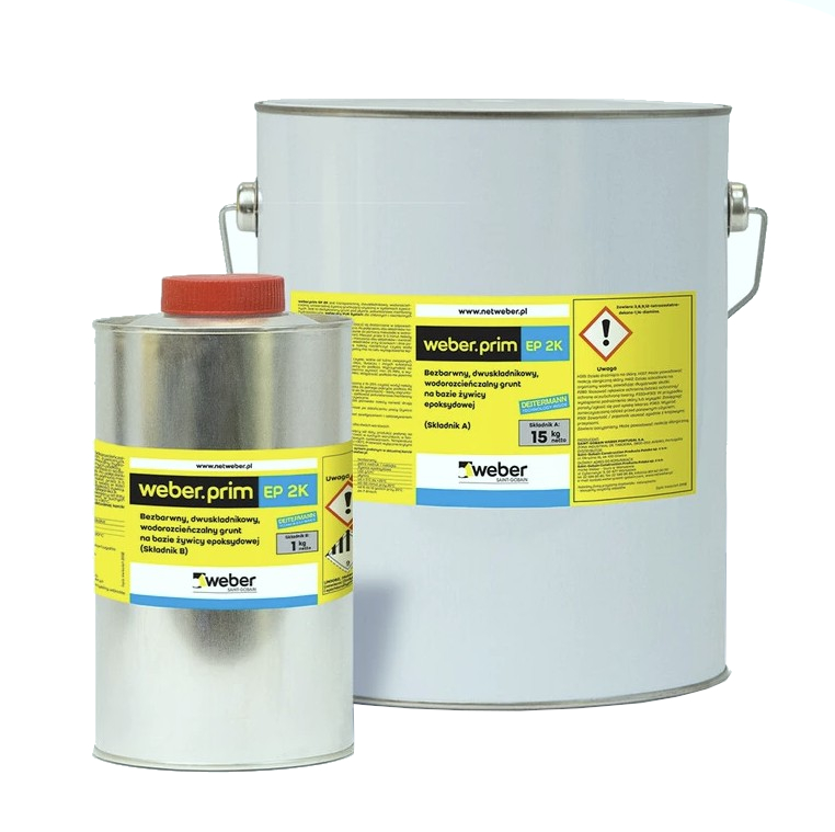 Nátěr penetrační weberprim EP 2K (složka A) 3 kg