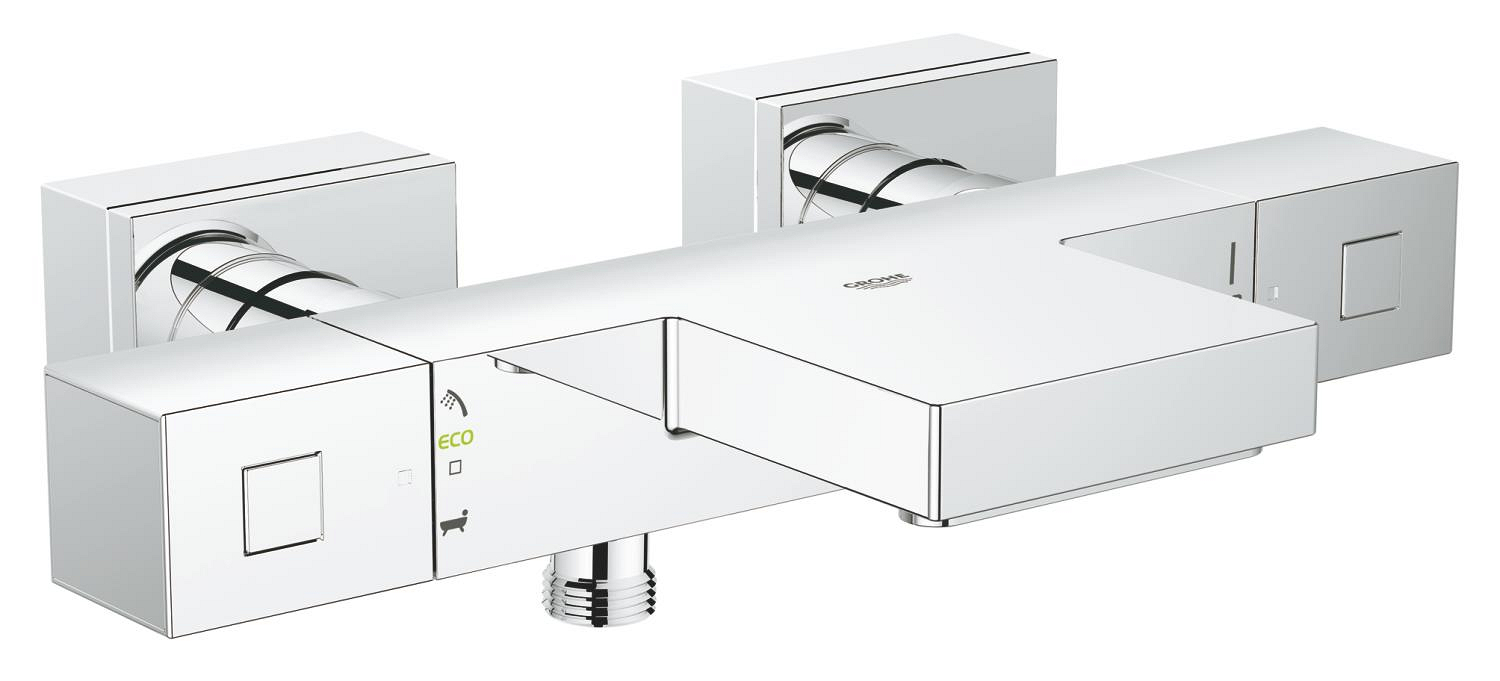 Levně Baterie vanová termostatická Grohe Grohtherm Cube 150 mm chrom 34497000